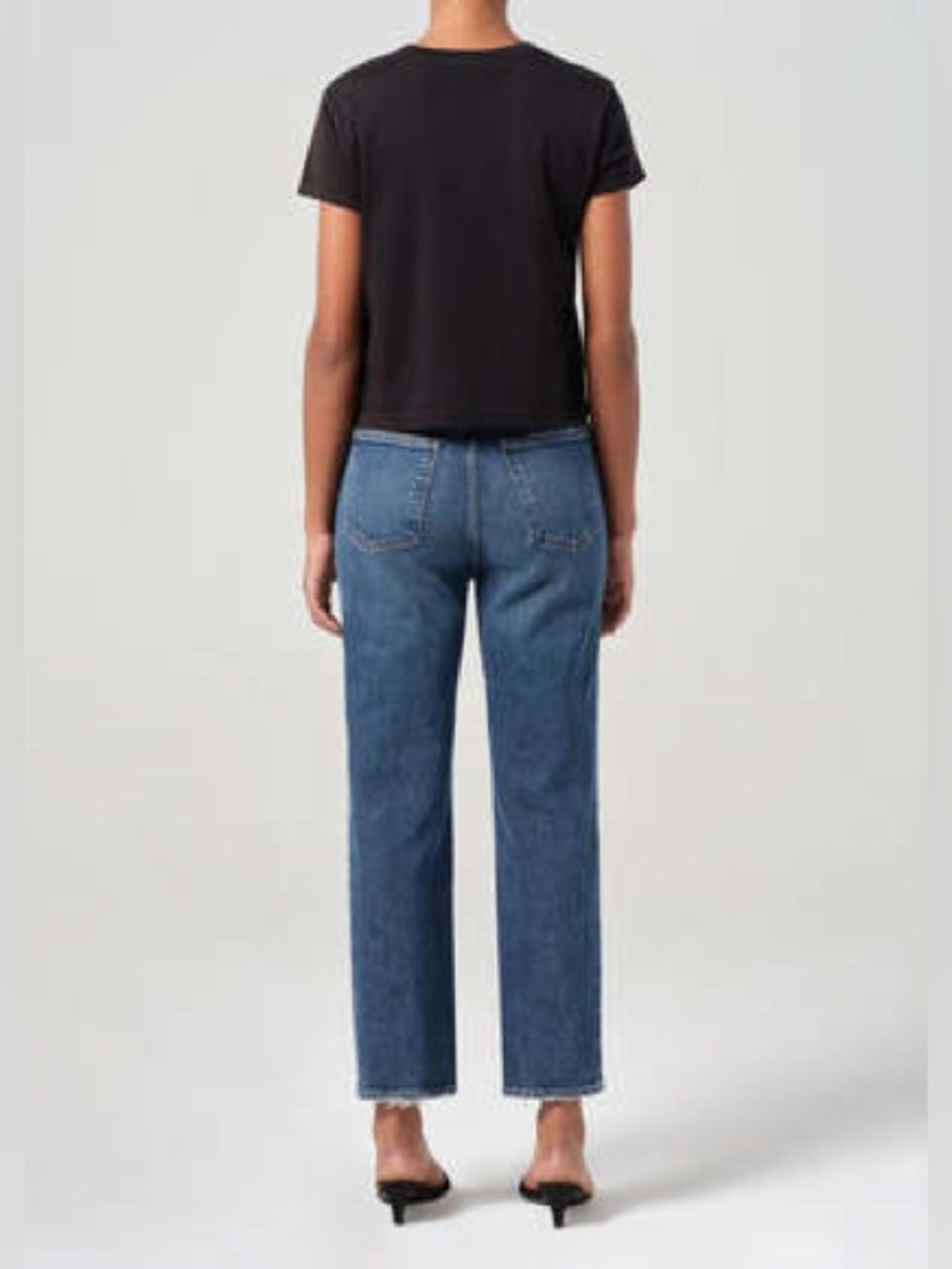 AGOLDE 90's Pinch Waist Crop Jeans in Solace size 27 high rise straight leg - Picture 2 of 12